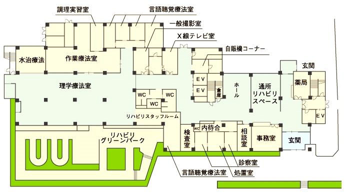 【1F】受付・リハビリテーション室